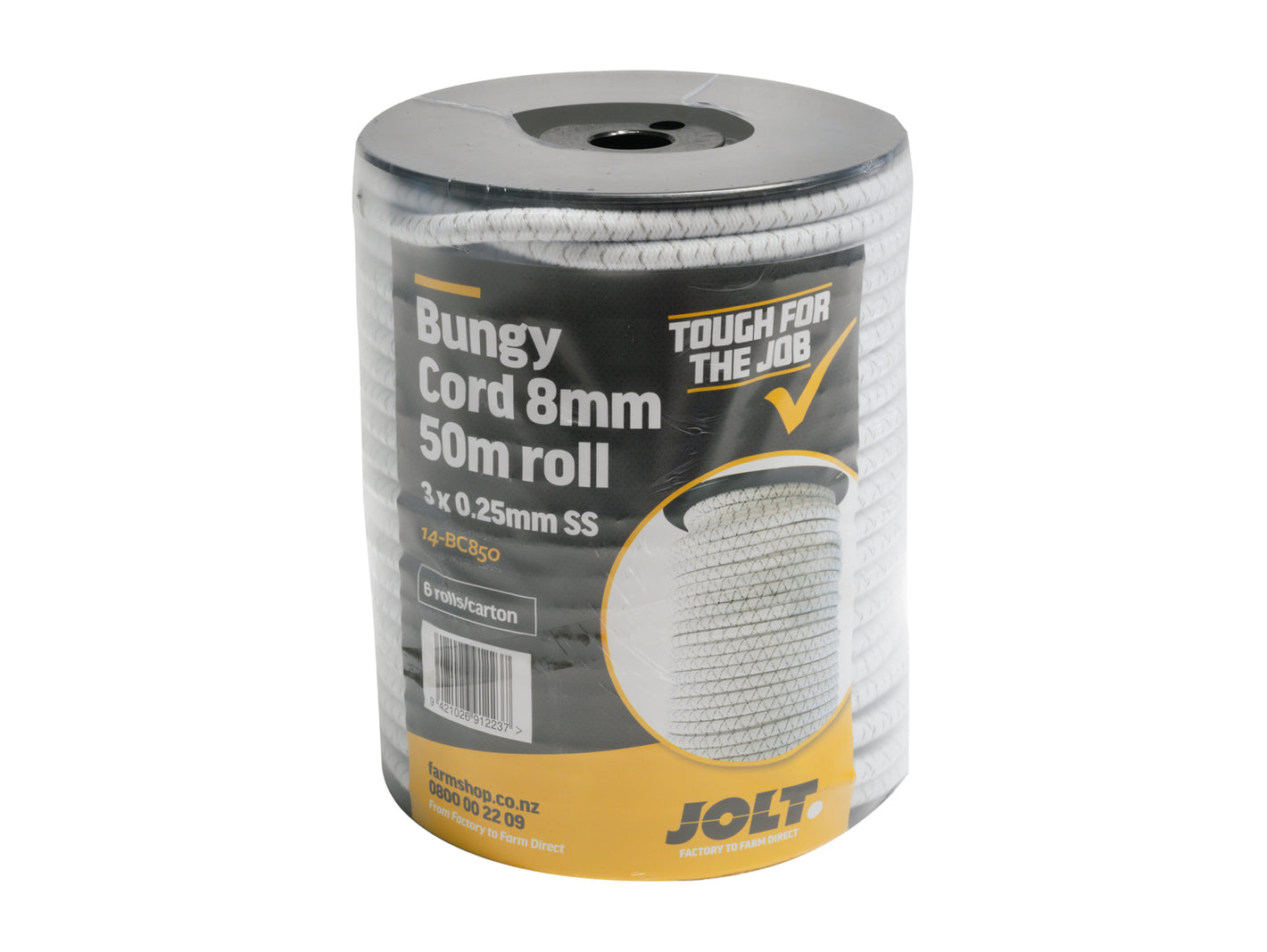 8mm Core Bungy Cord